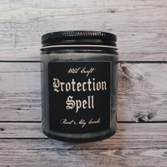 Limited Edition Protection Spell Candle Wild Craft Collab